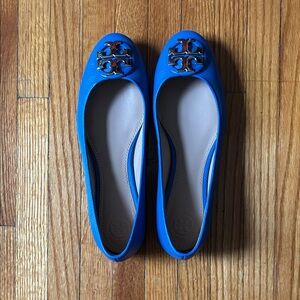 Tory Burch Blue Ballet Flats